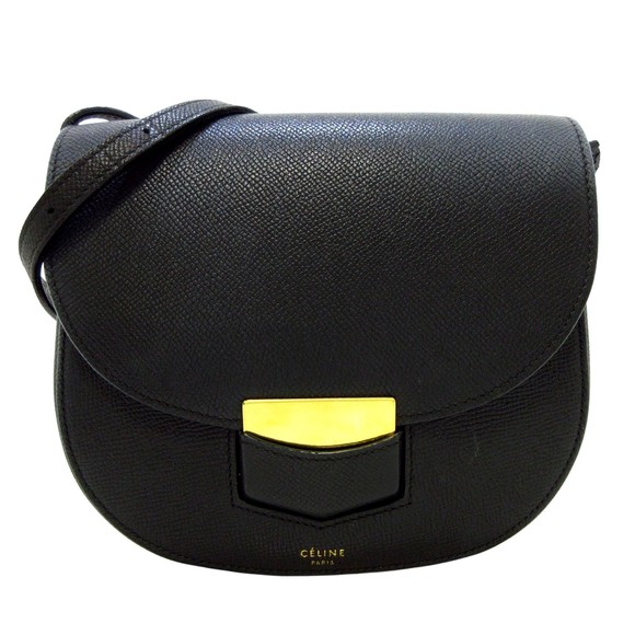 Celine Handbags - CELINE Trotteur Shoulder Bag
